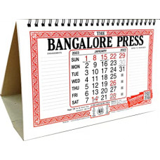 2023 Bangalore Press Table Top English Calendar